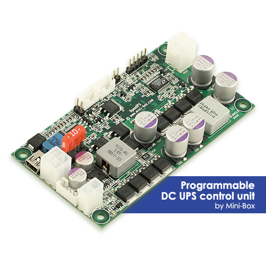 Programmable DC UPS control unit