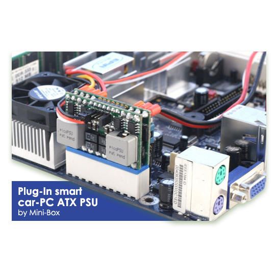 Plug-in smart car-PC ATX PSU