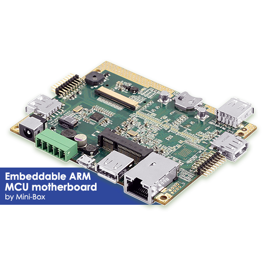 Embeddable ARM MCU motherboard