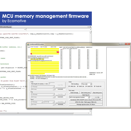 MCU memory management firmware